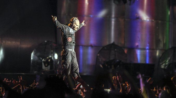 Imagen de archivo de la banda estadounidense Slipknot. EFE/ Antonio Lacerda
