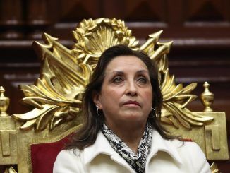 Fotografía de archivo de la vicepresidenta peruana, Dina Boluarte. EFE/ Paolo Aguilar