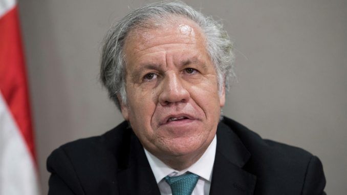 El secretario general de la Organización de Estados Americanos (OEA), Luis Almagro, en una imagen de archivo. EFE/Orlando Barría
