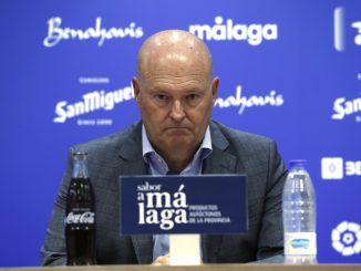 Pepe Mel, entrenador del Málaga CF. EFE/Jorge Zapata