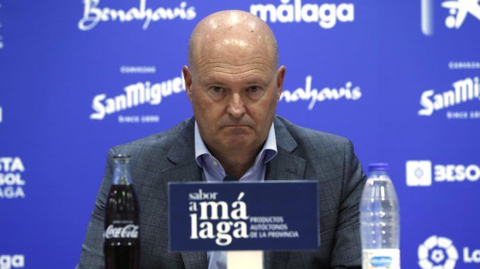 Pepe Mel, entrenador del Málaga CF. EFE/Jorge Zapata
