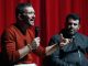 El actor Antonio Banderas (i) junto al director musical Arturo Díez Boscovich, durante la presentación de los conciertos de la Sinfónica Pop del Soho, con la actuación del joven pianista Marcos Castilla, ganador del programa de televisión Tierra de Talento 2022, este martes en el Teatro del Soho CaixaBank de Málaga. EFE/Jorge Zapata