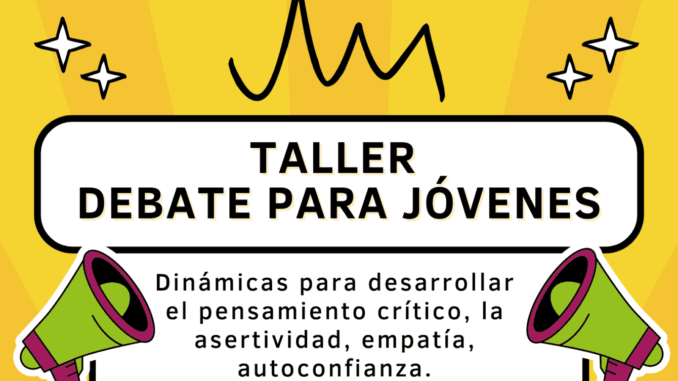 Taller de debate para jóvenes en Cádiz