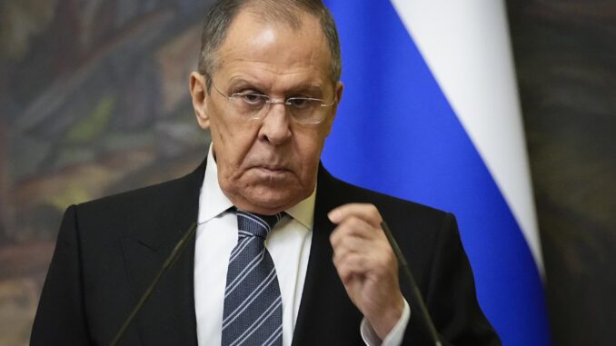 Imagen de Archivo del ministro de Exteriores ruso, Serguéi Lavrov.
EFE/EPA/ALEXANDER ZEMLIANICHENKO / POOL
