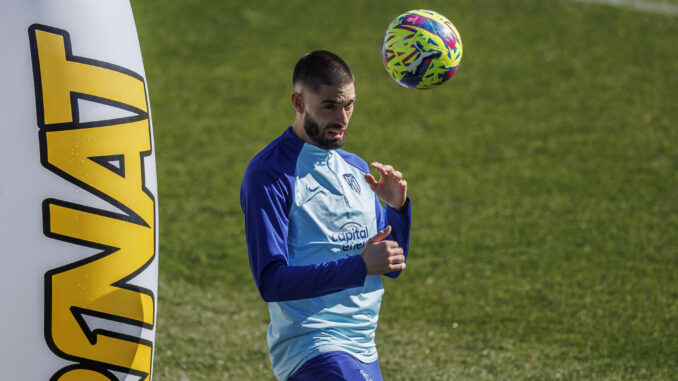 Yannick Carrasco, en una foto de archivo durante un entrenamiento. EFE/Rodrigo Jiménez
