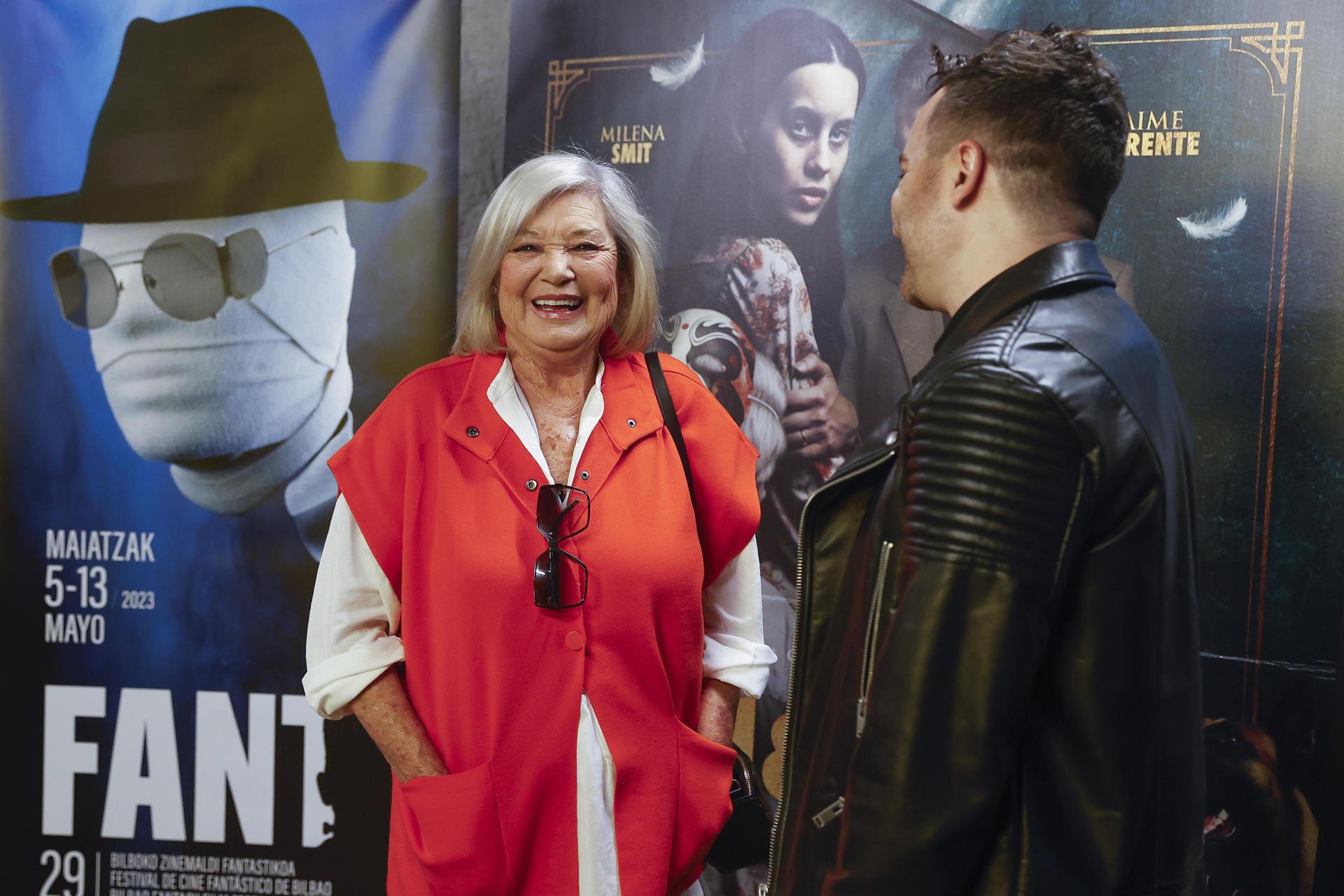 El Festival de Cine Fantástico de Bilbao– FANT ha presentado este jueves en una rueda de prensa el preestreno de la película “TIN&TINA”, de Rubin Stein (d), con la participación de la actriz Teresa Rabal (i). EFE/Miguel Toña
