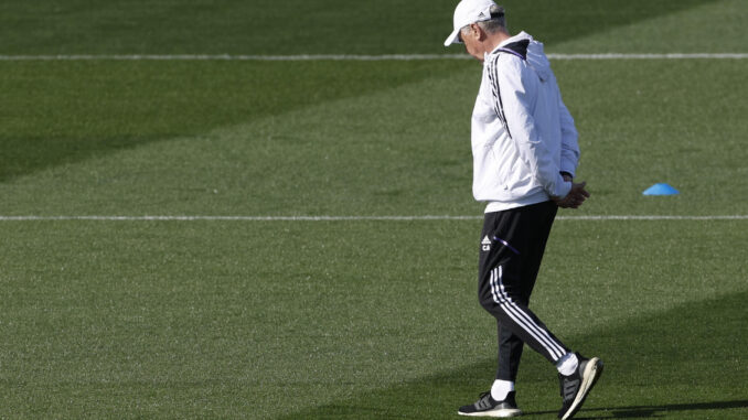 El italiano Carlo Ancelotti, entrenador del Real Madrid, en una foto de archivo. EFE/ J.J.Guillen
