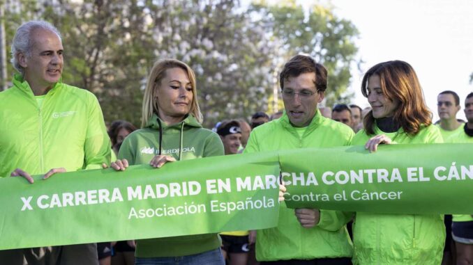 Almeida en la Carrera Madrid en Marcha Contra el Cáncer