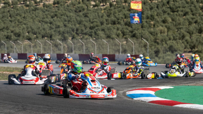 Disputada de una prueba del campeonato de España de karting en Campillos (Málaga). Josu Uribe/Campeonato de España de Karting
