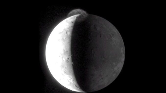 Imagen facilitada por la NASA de la luna de Júpiter EFE/NASA
