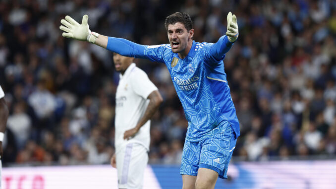 El guardameta belga del Real Madrid, Thibaut Courtois, en una foto de archivo. EFE/Rodrigo Jiménez.
