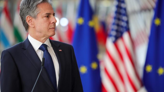 El secretario de Estado de Estados Unidos, Antony J. Blinken, en una fotografía de archivo. EFE/Olivier Matthys/Pool
