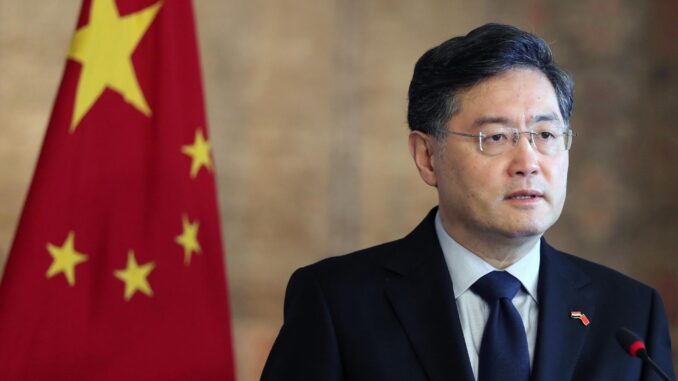El ministro de Exteriores de China, Qin Gang, en una imagen de archivo. EFE/EPA/KHALED ELFIQI
