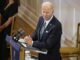 El presidente de EE.UU., Joe Biden, en el Castillo de Dublín. EFE/EPA/TOLGA AKMEN / POOL