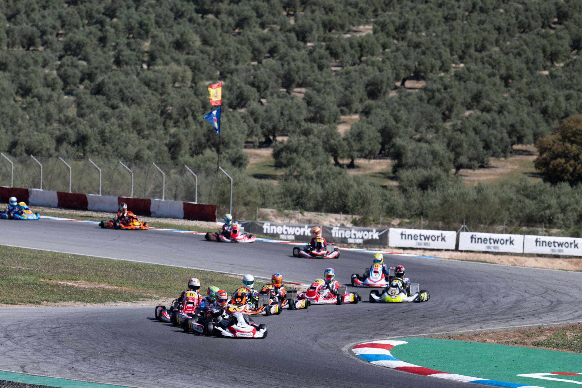 Disputada de una prueba del campeonato de España de karting en Campillos (Málaga). Josu Uribe/Campeonato de España de Karting
