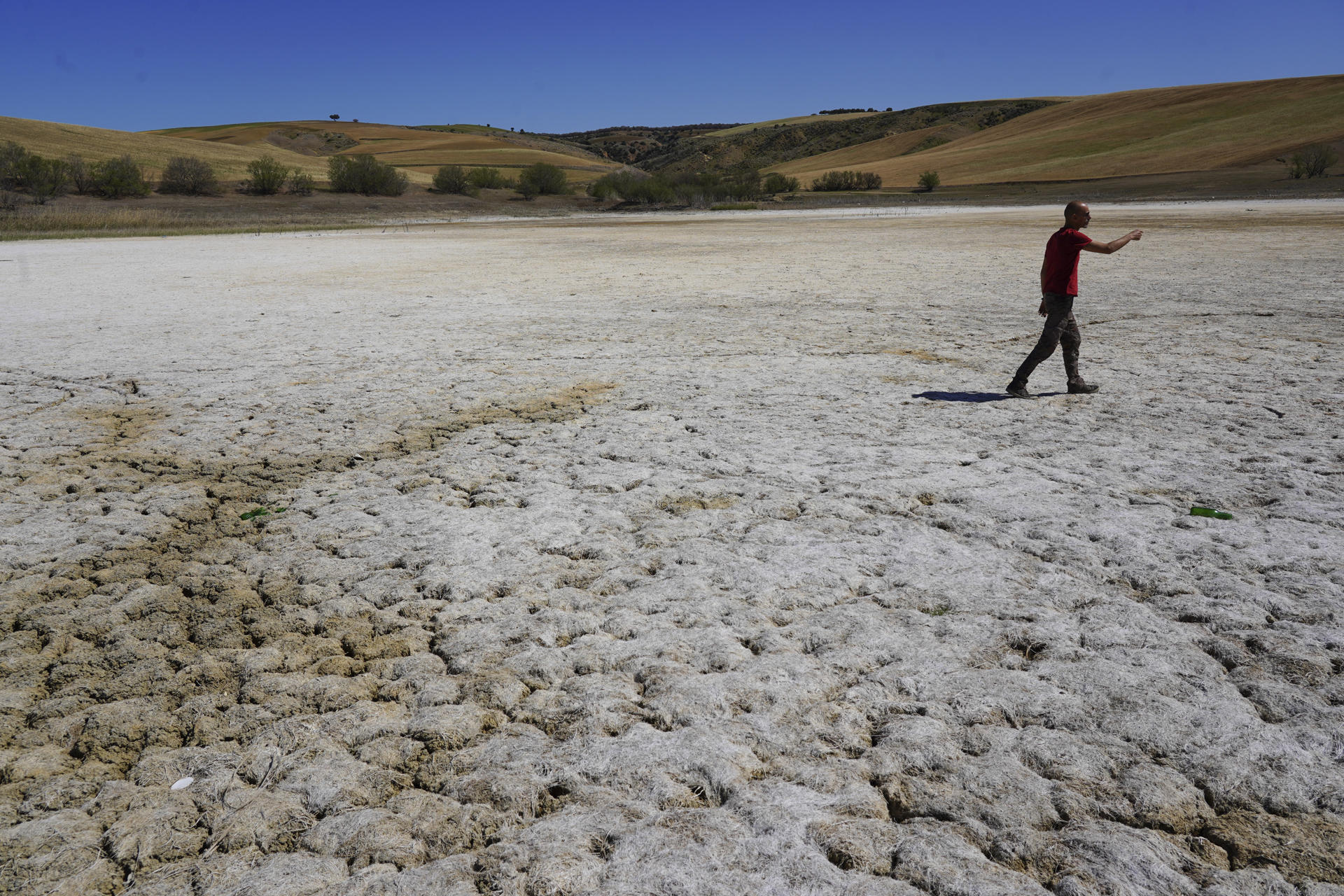 Imagen que presenta un embalse en Túnez. EFE/Natalia Román Morte
