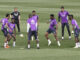 Entrenamiento del Real Madrid en la ciudad deportiva de Valdebebas en Madrid. El Real Madrid se enfrenta al Almería en un partido de LaLiga Santander. EFE/ J.P. Gandúl