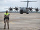 Vista de un avión A400M en la base aérea de Torrejón de Ardoz. EFE/ Fernando Villar