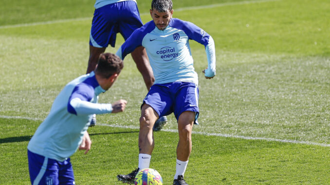 Correa, en una imagen de archivo durante un entrenamiento. EFE/ Rodrigo Jiménez
