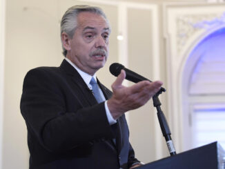 Fotografía de archivo del presidente de Argentina, Alberto Fernandez. EFE/Lenin Nolly