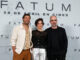Los actores Álex García (i), Elena Anaya y Luis Tosar posan durante la presentación de la película "FATUM" este miércoles en Madrid. EFE/ Jennifer Gómez