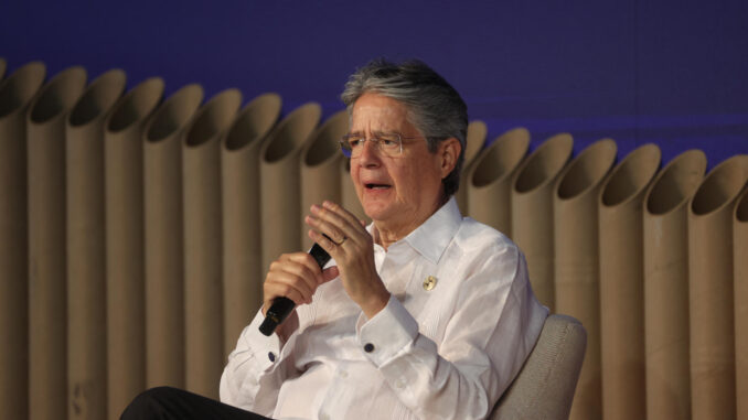 El presidente de Ecuador, Guillermo Lasso, en una fotografía de archivo. EFE/ Orlando Barría
