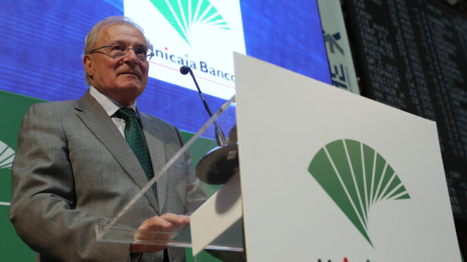 Imagen de archivo del presidente de Unicaja Banco, Manuel Azuaga. EFE/Sergio Barrenechea
