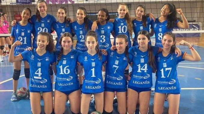 El Infantil A Femenino del CV Leganés logra el bronce en el Campeonato de España