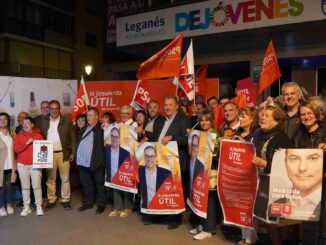 campaña electoral PSOE Leganés
