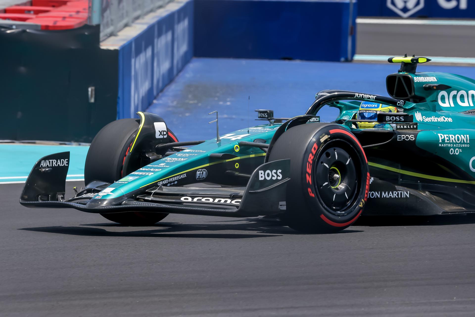 El piloto español de Fórmula 1 Fernando Alonso del equipo Aston Martin. EFE/EPA/CRISTOBAL HERRERA-ULASHKEVICH
