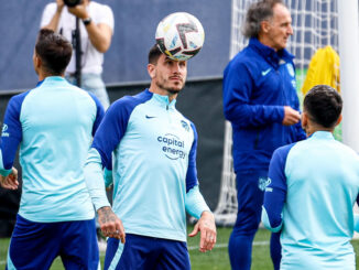 Giménez, en una foto de archivo durante un entrenamiento. EFE/Rodrigo Jiménez