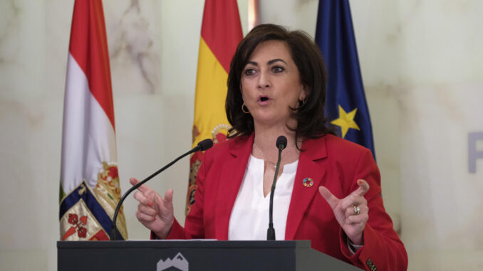 Imagen de archivo de la presidenta del Gobierno de La Rioja, Concha Andreu. EFE/Fernando Díaz
