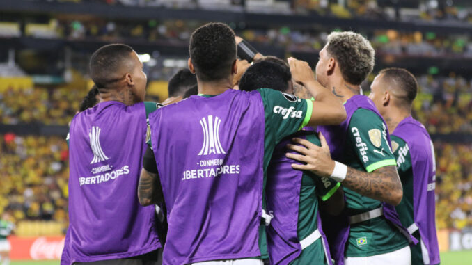 Jugadores de Palmeiras en una foto de archivo. EFE/Jonathan Miranda
