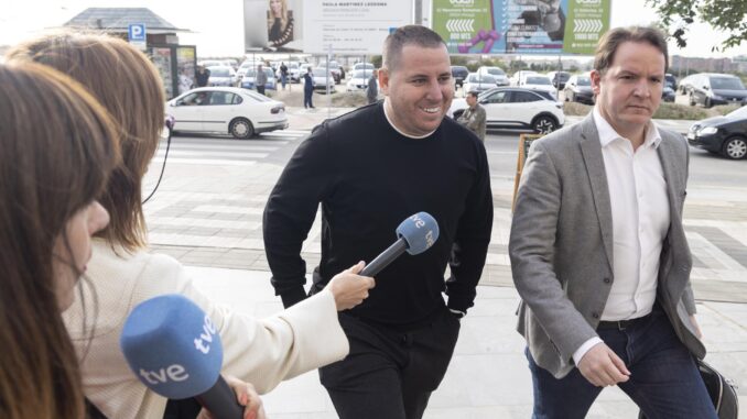 El exjugador del Málaga C.F. Sergio Contreras, Koke, a su llegada hoy al juicioen foto de archivo de Daniel Pérez. EFE
