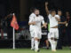 El atacante brasileño del Real Madrid Rodrygo Goes (d) celebra su gol durante la final de la Copa del Rey de fútbol entre  Real Madrid y Osasuna que disputaron en el estadio de La Cartuja, en Sevilla. EFE/ Julio Munoz