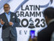 El CEO de la Academia Latina de Grabación, Manuel Abud, durante la conferencia de prensa en el Real Alcázar de Sevilla este jueves, donde ha presentado la agenda de la Semana del Latin Grammy de este año.- EFE / Raúl Caro.