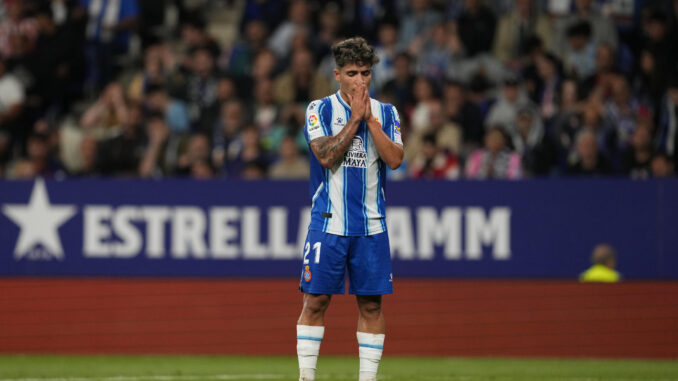 El centrocampista del Espanyol, Nicolás Melamed, en una foto de archivo. EFE / Alejandro García.
