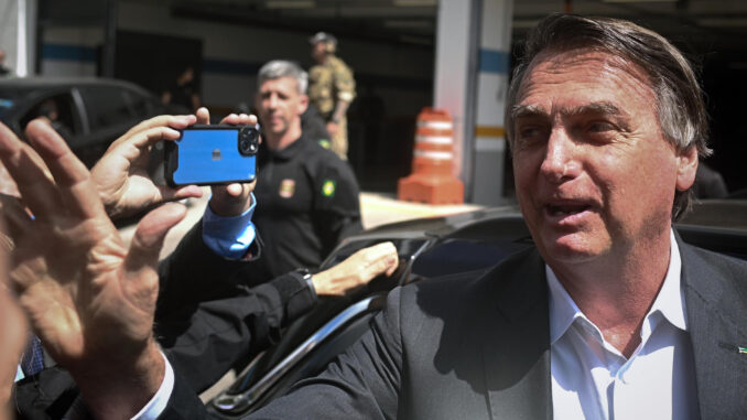 El expresidente de Brasil Jair Bolsonaro en una imagen reciente. EFE/André Borges
