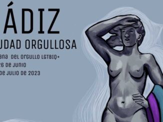 Cartel de la Semana del Orgullo de Cádiz 2023
