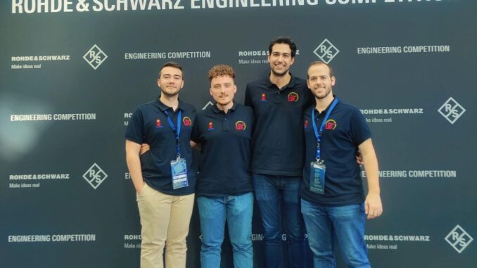 Estudiantes de la ETSI obtienen el décimo puesto en la competición internacional de ingeniería de Rohde & Schwarz