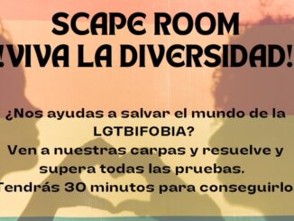 Cartel del Scape room "¡Viva la diversidad"