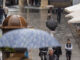 Lluvia en Teruel durante la mañana. EFE/Antonio Garcia