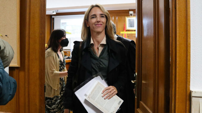 La diputada del Partido Popular Cayetana Álvarez de Toledo, en una imagen de archivo. EFE/ Mariam A. Montesinos
