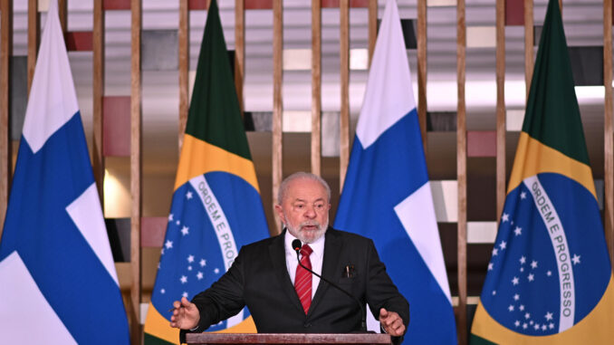 Fotografía de archivo del presidente de Brasil, Luiz Inácio Lula da Silva. EFE/ Andre Borges
