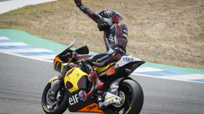 El piloto británico de Moto2 Sam Lowes (Kalex) en una foto de archivo. EFE/ Jose Manuel Vidal
