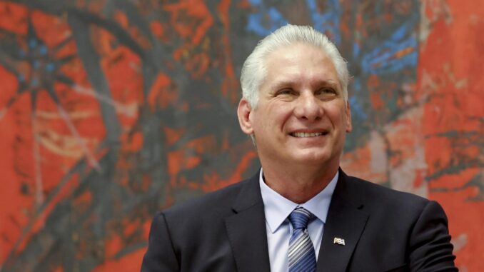 El presidente de Cuba, Miguel Diaz-Canel. EFE/EPA/ANDREJ CUKIC
