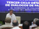 El presidente de Colombia Gustavo Petro, habla durante el cierre de la tercera ronda de conversaciones de paz hoy en La Habana (Cuba). EFE/Ernesto Mastrascusa