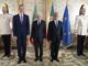 Palermo (Italy), 26/06/2023.- A handout photo made available by the Quirinal Press Office shows Italian President, Sergio Mattarella (C), King of Spain Felipe VI (L), and President of Portugal Marcelo Rebelo de Sousa prior a dinner at Villa Pajno during their visit to Palermo, Italy, 26 June 2023 (issued 27 June 2023). On 27 June they will participate in the 'Cotec' symposium. (Italia, España, Estados Unidos) EFE/EPA/PAOLO GIANDOTTI/QUIRINALE PALACE HANDOUT EDITORIAL USE ONLY/NO SALES