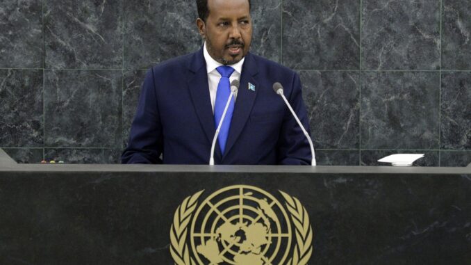 Foto de archivo del presidente de Somalia, Hassan Sheikh Mohamud. EFE/JUSTIN LANE
