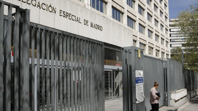 Imagen de la Delegación Especial de Madrid de la Agencia Tributaria. EFE/ Alejandro López
